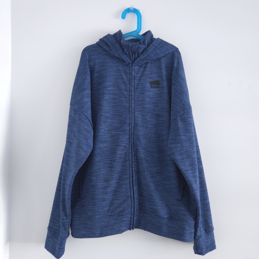 Roots Kids Blue Zip Up Hoodie size XXL 13-14